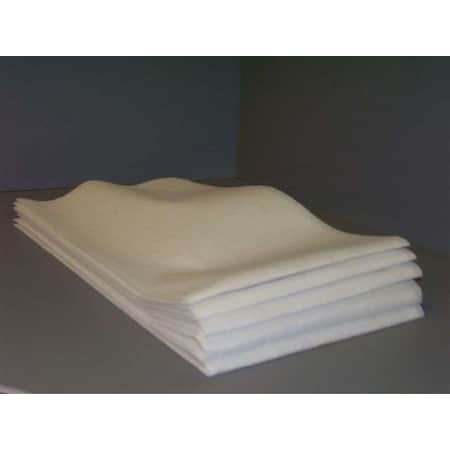 Atlantic Mills Atlantic Mills 13.5"x24" Heavy Weight White Wipe, PK72 8290A